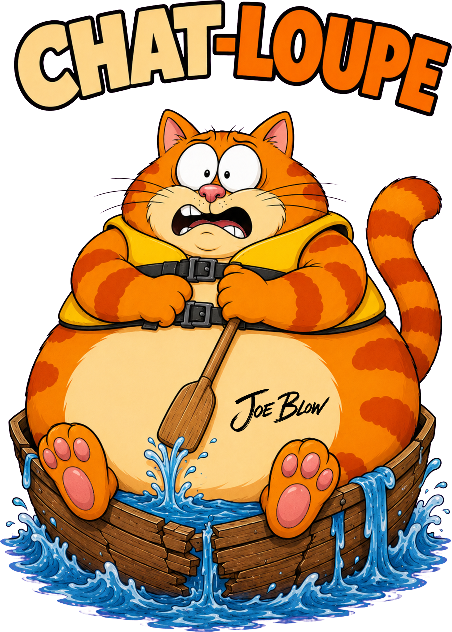 Impression Chat-loupe sur t-shirt
