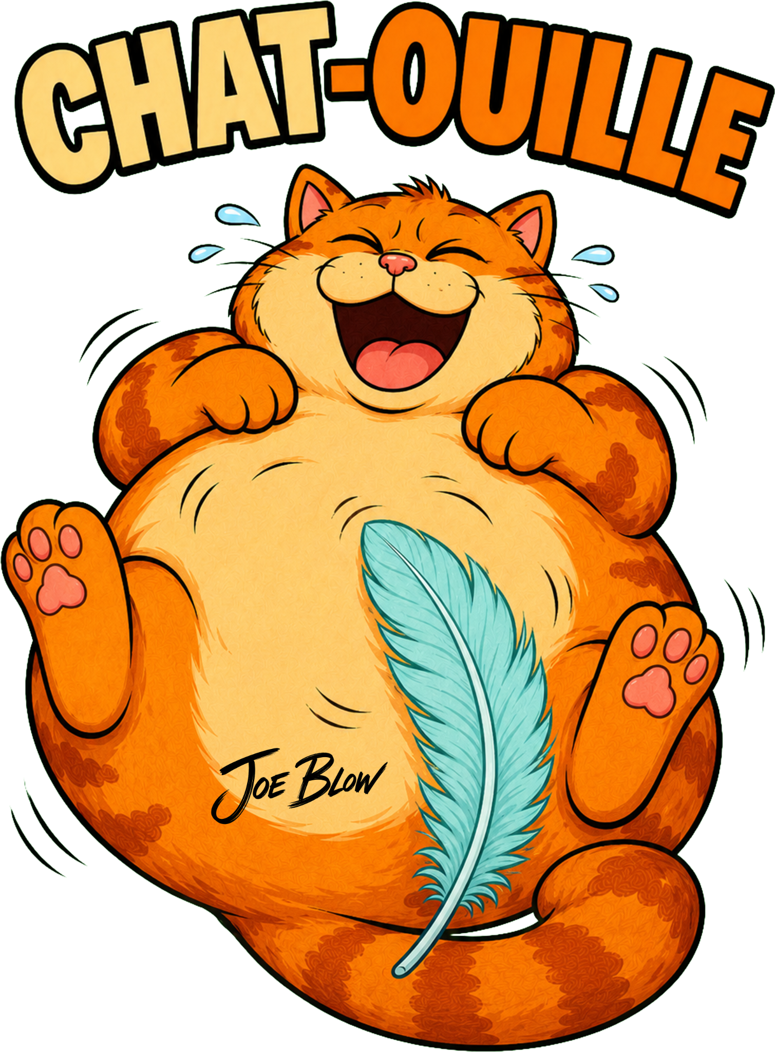 Impression Chat-ouille sur t-shirt