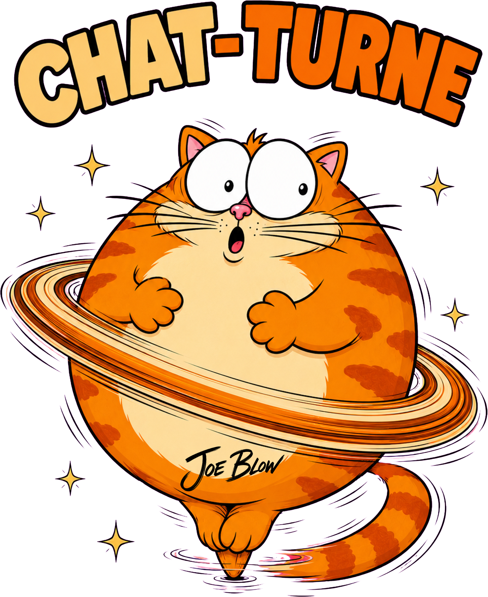 Impression Chat-turne sur t-shirt