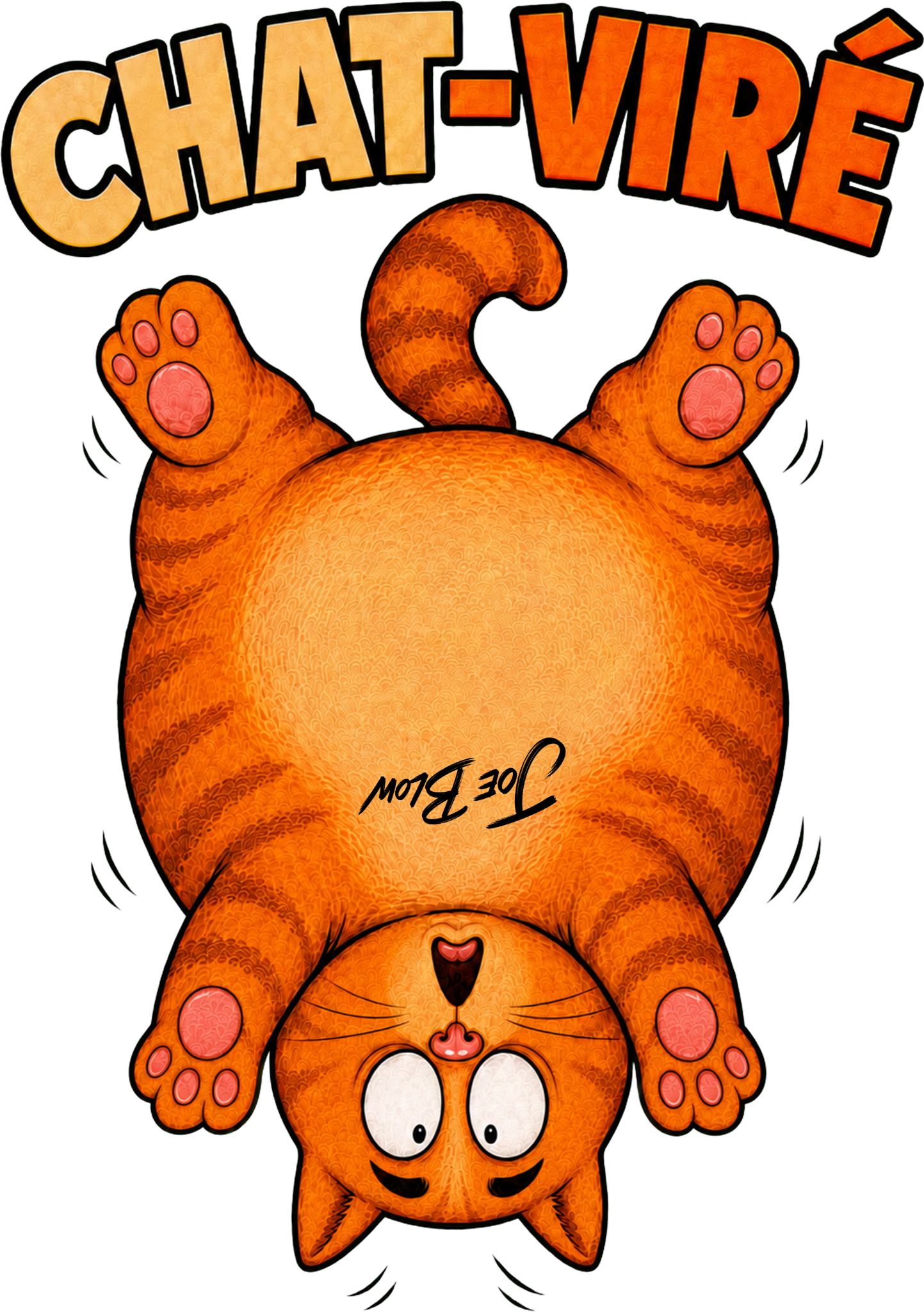Impression Chat-viré sur t-shirt