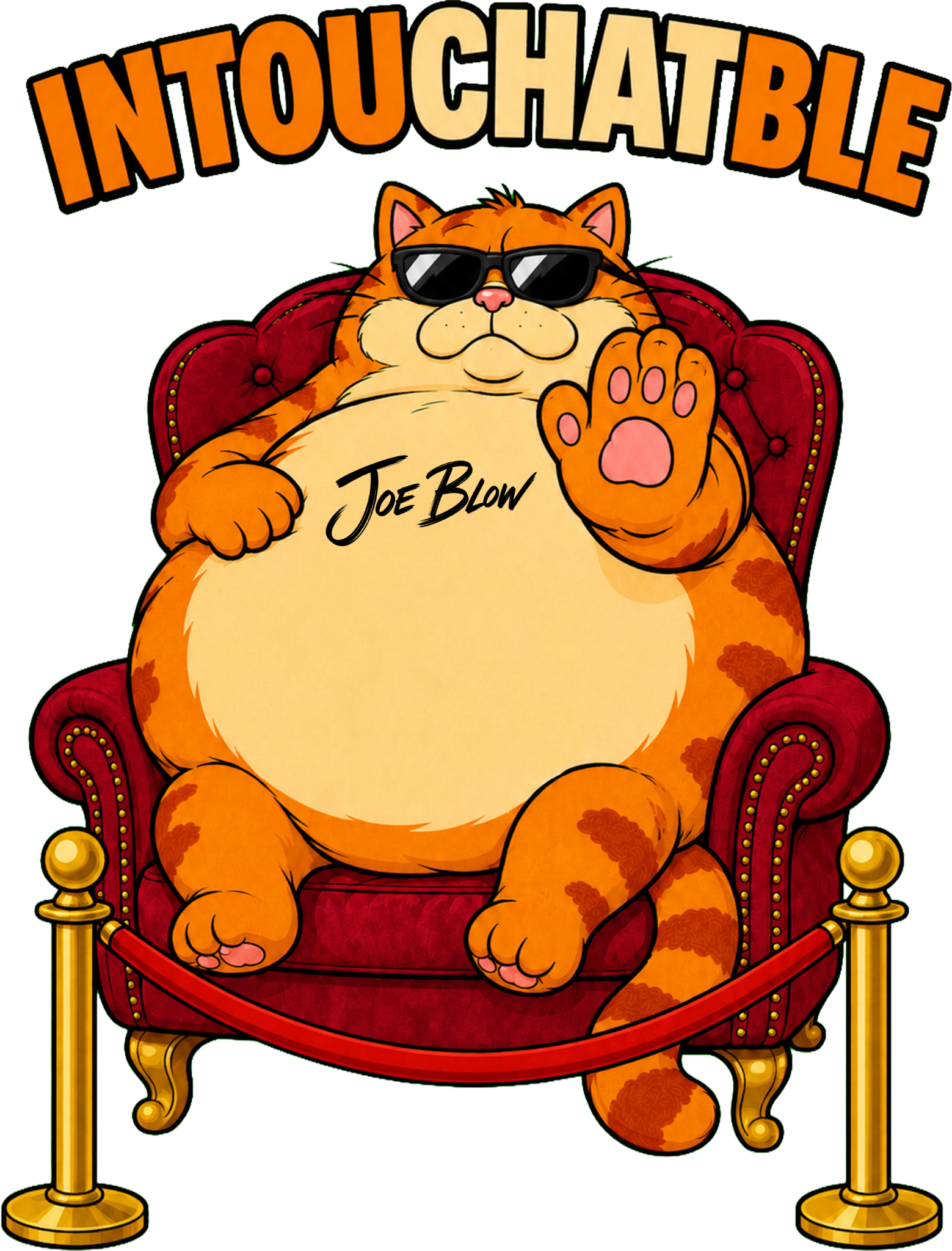 Impression Intou-chat-ble sur t-shirt