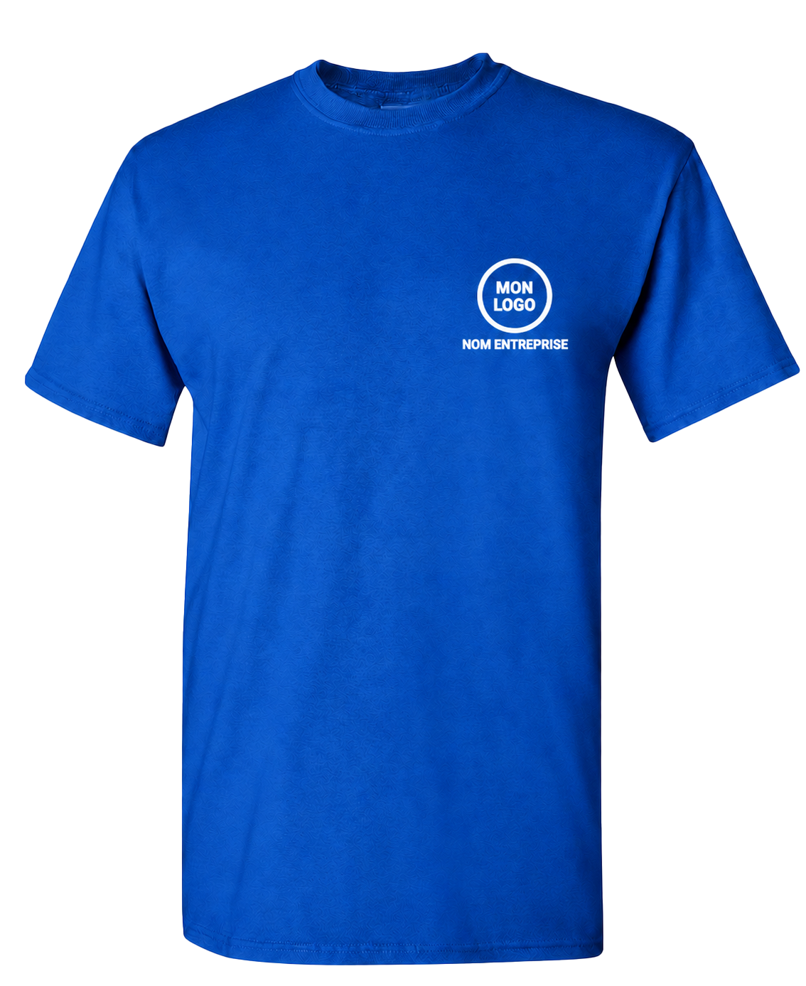 Exemple de t-shirt avec logo d'entreprise