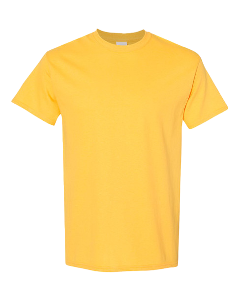 T-shirt jaune Victoria Montréal — Blanc & Rouge